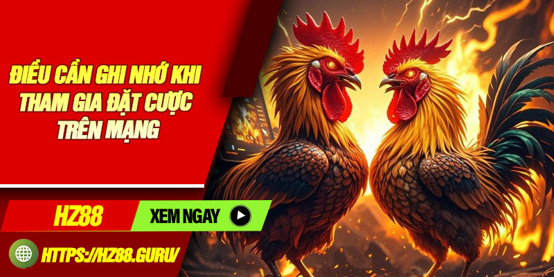Điều cần ghi nhớ khi tham gia đặt cược trên mạng