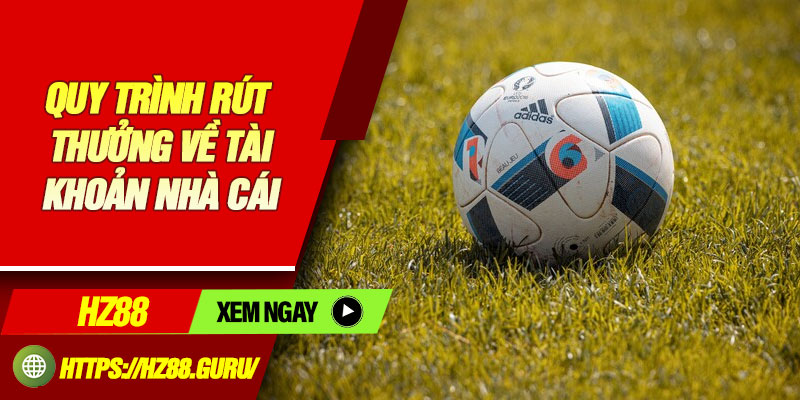 Quy trình rút thưởng về tài khoản nhà cái